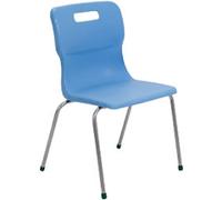 TITAN Chair Plastic Without armrest Sky Blue T15-CB 500 x 475 x 140 mm 11-14 years