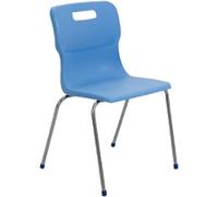 TITAN Chair Plastic Without armrest Sky Blue T16-CB 500 x 475 x 140 mm 14+ years