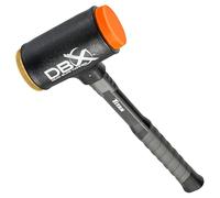 Titan DBX 63647 45oz Dead Blow Hammer with Interchangeable Polyurethane & Brass Striking Faces, Rebound Resistant, 15" Shock Absorbing Fiberglass Handle with Textured Grip