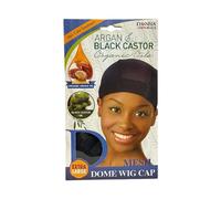 Titan Donna Donna Argan & Black Castor Mesh Dome Wig Cap 22677 Black