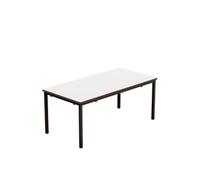 Titan Fully Welded Classroom Table|1100x550x460|White-Black