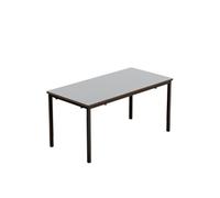 Titan Fully Welded Classroom Table|1100x550x530|Grey-Black