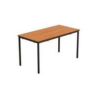 Titan Fully Welded Classroom Table|1200x600x640|Beech-Black