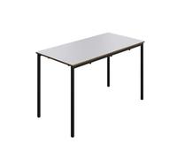 Titan Fully Welded Classroom Table|1200x600x710|Grey-Black