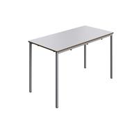 Titan Fully Welded Classroom Table|1200x600x710|Grey-Grey