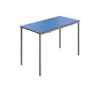 Titan Fully Welded Classroom Table|1200x600x760|Blue-Grey
