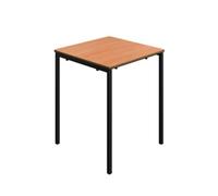 Titan Fully Welded Classroom Table|600x600x710|Beech-Black
