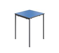 Titan Fully Welded Classroom Table|600x600x710|Blue-Grey