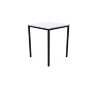 Titan Fully Welded Classroom Table|600x600x710|White-Black