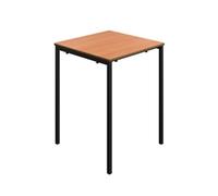 Titan Fully Welded Classroom Table|600x600x760|Beech-Black