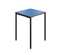 Titan Fully Welded Classroom Table|600x600x760|Blue-Black
