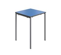 Titan Fully Welded Classroom Table|600x600x760|Blue-Grey