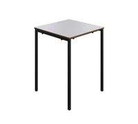 Titan Fully Welded Classroom Table|600x600x760|Grey-Black