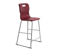 Titan High Chair Size 6 - 685mm Seat Height - Burgundy - T63-BU