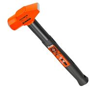 Titan iDX 63620 2.5lb Cross Pein Hammer, Blacksmith Tool with 16" Indestructible Handle Reinforced with Steel Locking Plates & Steel Bars, Vulcanized Rubber Grip, Overstrike Protection