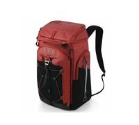 Titan Insulated Backpack Cooler - Leak-Proof Portable Soft Cooler Bag with Adjustable Padded Straps for Hiking, Camping, and Beach - High-Performance Thermal Barrier - Red & Grey- 26 Cans (Red)