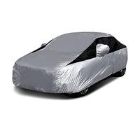 Titan Lightweight Poly 210T Car Cover for Compact Sedans 176-185". Waterproof, UV Protection, Scratch Resistant, Driver-Side Zippered Opening. Fits Corolla, Sentra, Cruz and More.