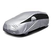 Titan Lightweight Poly 210T Car Cover for Hatchbacks 165-181". Waterproof, UV Protection, Scratch Resistant, Driver-Side Zippered Opening. Fits Prius, Focus, Civic and More.