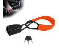 Titan Lock Steering Wheel Locks, Ouvra Titan Car Lock, Heavy Duty Universal Steering Locks Anti Theft Car Security Device with 3 Keys, Fits Most Vehicles, Trucks, SUVs, and Vans (Orange)