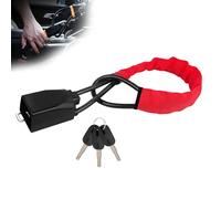 Titan Lock Steering Wheel Locks, Ouvra Titan Car Lock, Heavy Duty Universal Steering Locks Anti Theft Car Security Device with 3 Keys, Fits Most Vehicles, Trucks, SUVs, and Vans (Red)