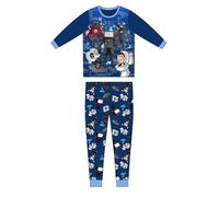 Titan Monitor VS G-man Skibidi Toilet Man 3D Print Boys Pyjama Black Blue Sets Kids Casual Outfits Nightwear Pajamas Pant&Top 2-Piece Suits 6-12T (UK, Age, 9 Years, 10 Years, Regular, blue)