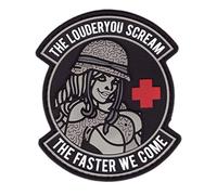 Titan One Europe - Louder You Scream Faster We Come Medic Tactical PVC Patch