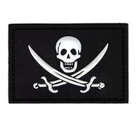 Titan One Europe - Pirate Flag Glow in The Dark Calico Jack Jolly Roger Skull Tactical Morale Patch PVC