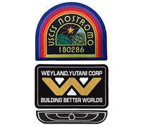 Titan One Europe - Set Of 3 Building Better Worlds Weyland Yutani Alien Crew Uniform Alien Cosplay Patches