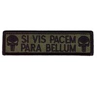 Titan One Europe - Tactical Si Vis Pacem Para Bellum Skull If You Want Peace, Prepare For War Morale Patch (Camo Green)