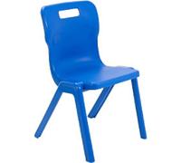 TITAN ONE-PIECE Chair Plastic Without armrest Blue T5-B 470 x 500 x 115 mm 11-14 years