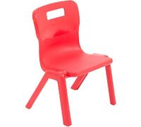 TITAN ONE-PIECE Chair Plastic Without armrest Red T1-R 360 x 310 x 97 mm 3-4 years