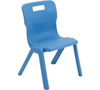 TITAN ONE-PIECE Chair Plastic Without armrest Sky Blue T3-CB 430 x 420 x 107 mm 6-8 years