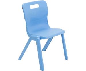 TITAN ONE-PIECE Chair Plastic Without armrest Sky Blue T4-CB 430 x 430 x 107 mm 8-11 years