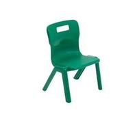 TITAN ONE-PIECE Chair Plastic Without armrest Green T1-GN 360 x 310 x 97 mm 3-4 years