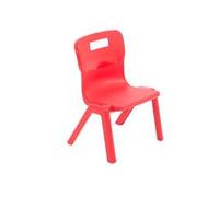TITAN ONE-PIECE Chair Plastic Without armrest Red T1-R 360 x 310 x 97 mm 3-4 years