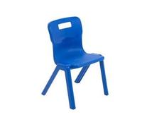 Titan One Piece Chair Size 2 - 310mm Seat Height - Blue - T2-B
