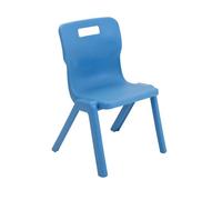 TITAN ONE-PIECE Chair Plastic Without armrest Sky Blue T3-CB 430 x 420 x 107 mm 6-8 years