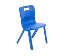 TC Office Titan One Piece Chair Size 4, Blue