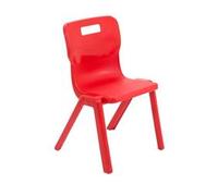 Titan One Piece Chair Size 4 Red