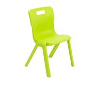 Titan One Piece Chair Size 4 - 380mm Seat Height - Lime - T4-L