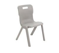 Titan One Piece Chair Size 5 - 430mm Seat Height - Grey - T5-GR