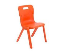 Titan One Piece Chair Size 5 - 430mm Seat Height - Orange - T5-O