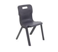Titan One Piece Chair Size 5 - 430mm Seat Height - Charcoal - T5-C