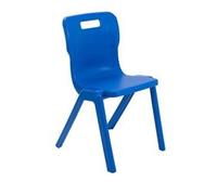 Titan Receiver Chair One-Piece T6-B Size 6 460mm Seat Height Blue