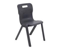TC Office Titan One Piece Chair Size 6, Charcoal