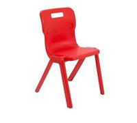 Titan One Piece Chair Size 6 Red