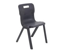 TC Office Titan One Piece Chair Size 6, Charcoal