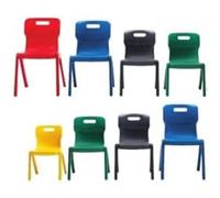 Titan One Piece Chair 310mm Blue - KF72155