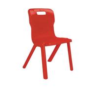Titan One Piece Chair Size 2 - 310mm Seat Height - Red - T2-R