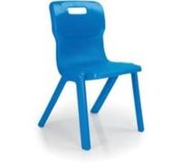 Titan One Piece Chair 380mm Blue - KF72165